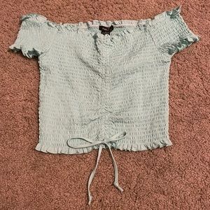 Rue 21 Mint off the shoulder shirt